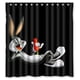 thumbnail image 1 of Cortina de ducha Bugs Bunny con ganchos (167 x 183 cm), 1 of 3
