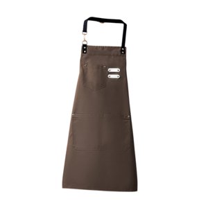 Magideal - Delantal De Artista De Pintura, Delantal De Chef, Delantal Multiusos Unisex Para Mujeres Y Hombres, Ajustable Para Manualidades, Jardinería, Cafetería Marrón