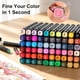 thumbnail image 4 of Rotuladores de alcohol WELLOKB 60 colores de punta doble, 4 of 6