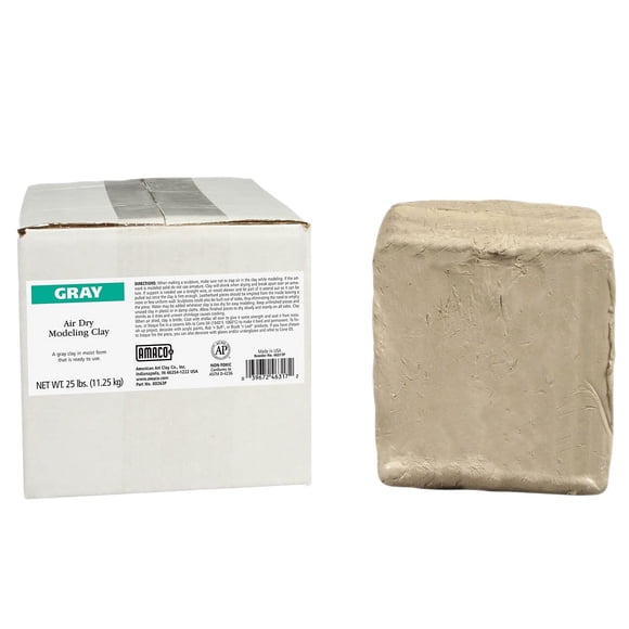 Arcilla seca al aire AMACO AMA46317P gris 11,34 kg