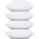 thumbnail image 1 of Juego de ropa de cama Throw Pillows Utopia de 4 unidades, color blanco, 45 x 45 cm, 1 of 6