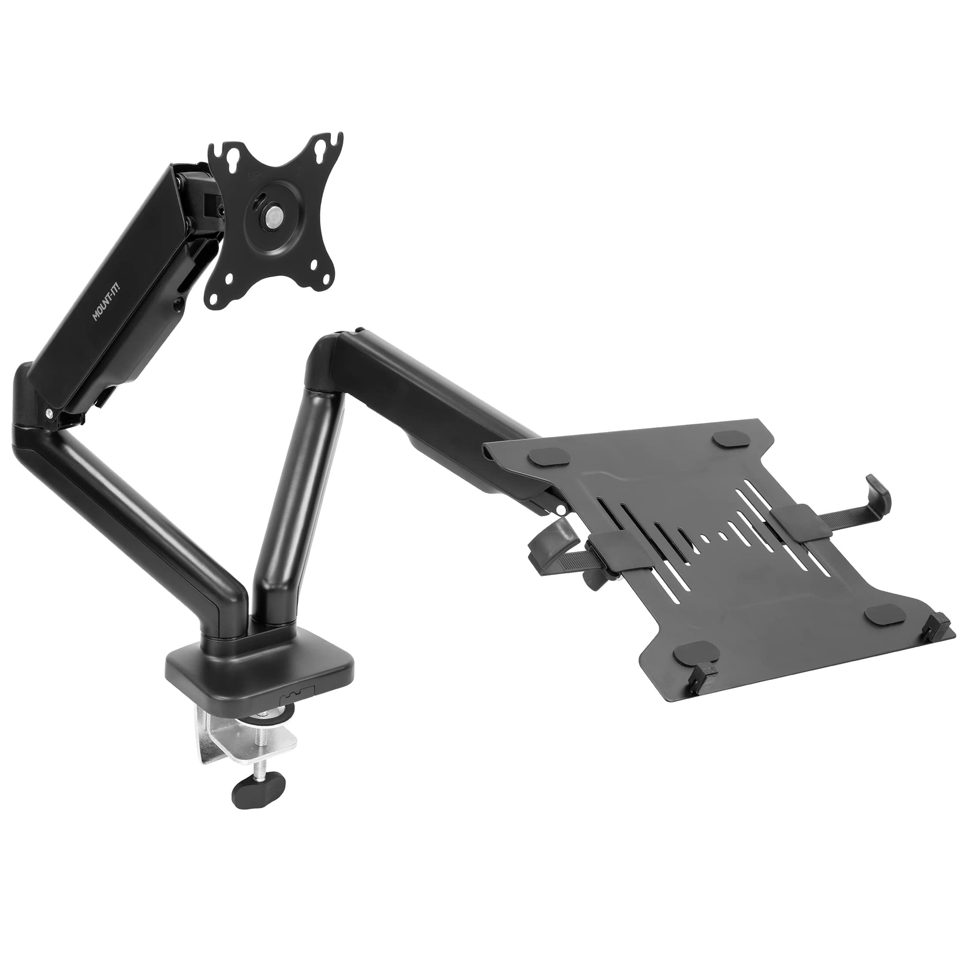 Soporte De Escritorio Para Ordenadores Portátiles Y Monitores Mount-it! ¡movimiento Completo!