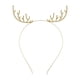 thumbnail image 4 of Diademas Navide?as Con Diamantes De Imitación, Aro Para El Pelo Para Ni?as Y Mujeres, Decoración Navide?a Dorada, 4 of 5
