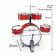 thumbnail image 2 of Batería Jazz Drum Juguete Niños 5 Tambores Platillo Pedal 3+, 2 of 4