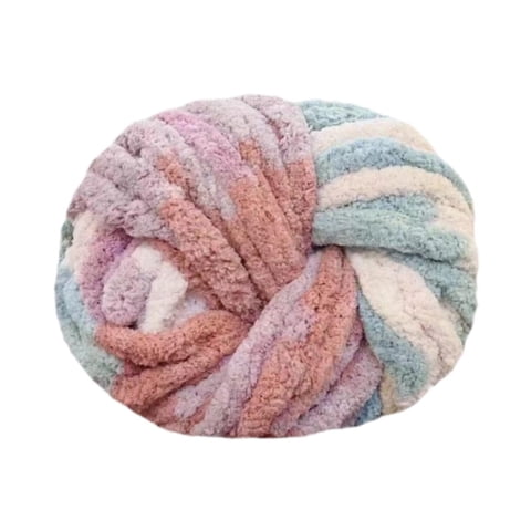 Magideal - Hilo De Crochet Grueso, Cuerda Para Tejer, Decoración, Artesanía Portátil, Suministros Gruesos Para Bricolaje, Proyecto, Manta, Hilo Para Bolsos, Suét Estilo D