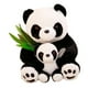 thumbnail image 3 of Mamá E Hijo Panda Peluches Regalos Del Día De San Valentín Para El Novio Para El Hogar Del Coche 25 Cm, 3 of 5