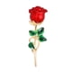 thumbnail image 5 of Broche De Flor Y Rosa, Elegante Decoración, Pin De Solapa Para Ropa, Traje De Banquete, Dorado Y Rojo, 5 of 5