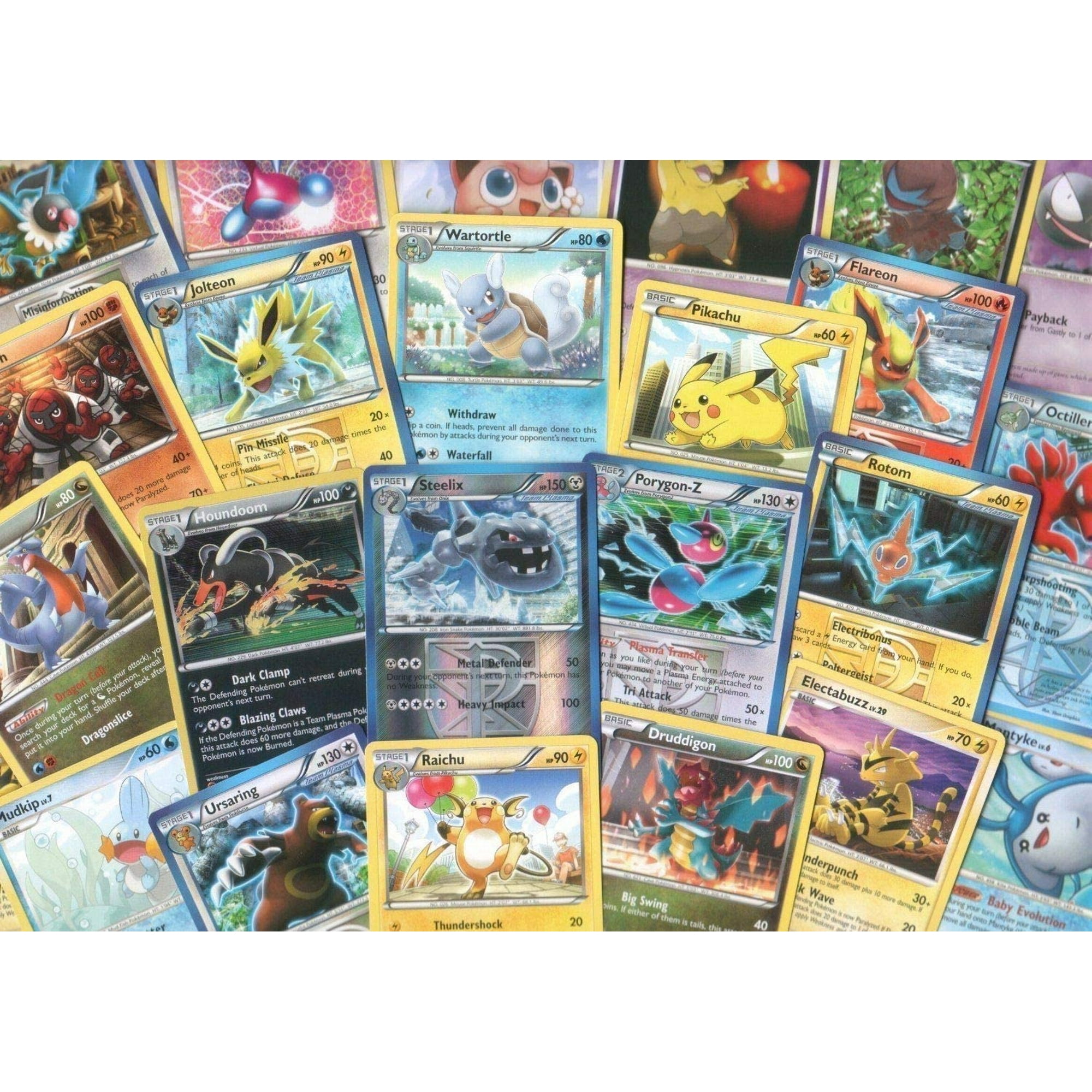 Pokémon - Pokemon Tcg Tarjetas Al Azar De Todas Las Series 100 Cartas Pokemon
