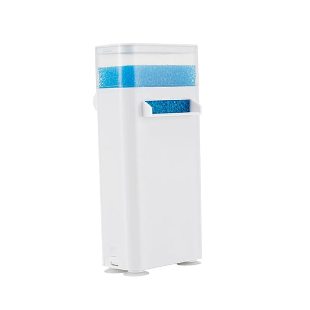 Bomba de filtro de acuario Sistema de filtración Bajo nivel de agua Filtro de esponja bioquímica Cría Fry Betta Purificador de agua para accesorios de , Filtro doble de 4 Filtro doble de 4 W