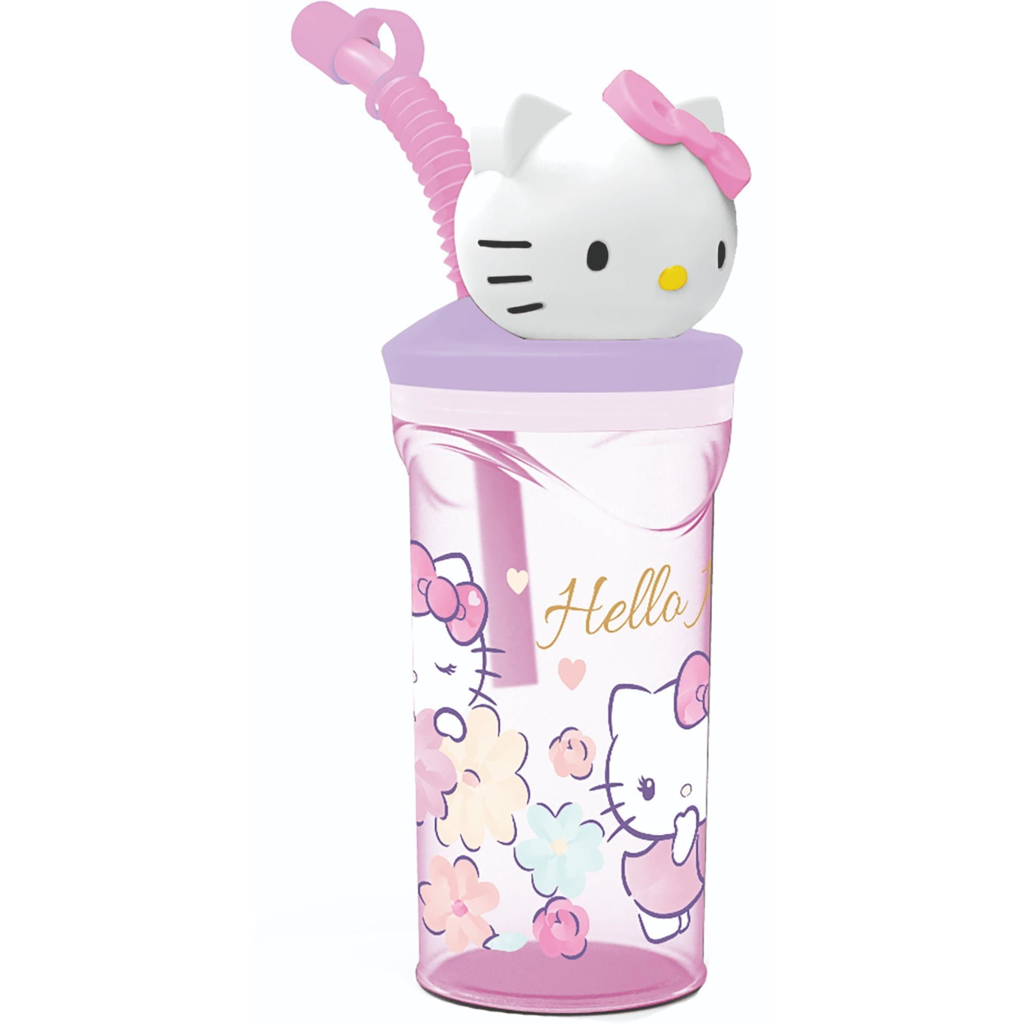 Hello Kitty - Vaso Plástico 360 Ml Figura 3D Multicolor