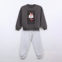 Conjunto Buzo Niña Vuelos Minnie Mouse Gris Disney