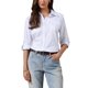 thumbnail image 1 of INSPIRE CHIC Camisas Casual con Botones para Mujer Blusa de Manga Larga Enrollada con Cuello L Blanca, 1 of 6