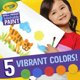 thumbnail image 2 of Set de Pintura Crayola Antiderrames, Lavable para Niños de 3 a 6 Años con Pincel, 2 of 9