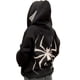 thumbnail image 1 of Sudadera con capucha y cremallera completa con estampado de araña, chaqueta con capucha y estampado de letras de araña Y2K, sudadera estilo gótico punk hip hop (negro, 2XL), 1 of 7