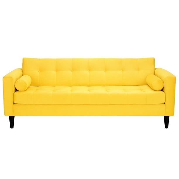 Sofa Retro 3cg Felpa 00 Amarillo