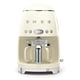 thumbnail image 1 of Smeg 50's Retro Style Aesthetic Drip Coffee Machine with 10 Cup Glass Carafe, Auto Start Feature, Keep Warm Plate, and Two Coffee Strength Settings (Cream), 1 of 3