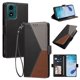 thumbnail image 2 of Funda Cartera Tricolor para Motorola Moto G04/G04S con Soporte, Negro, 2 of 6