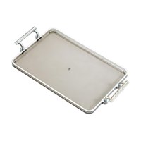Magideal - Bandeja Para Servir Cosméticos, Bandeja Rectangular Multifunción, Almacenamiento De Joyería Moderna, Bandeja Para Té Y Frutas Para Mesita Para Café De Gris