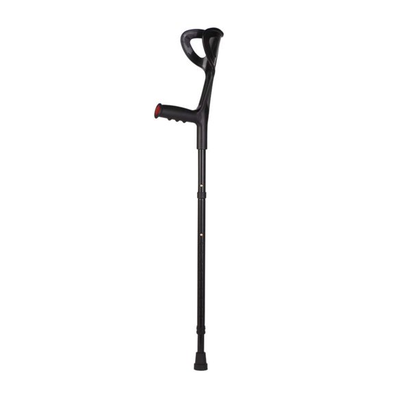 Muleta de antebrazo VISIONU, ligera y plegable, de aluminio, color negro