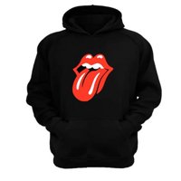 Genérico - Polerón Canguro The Rolling Stones Negro Talla L Unisex