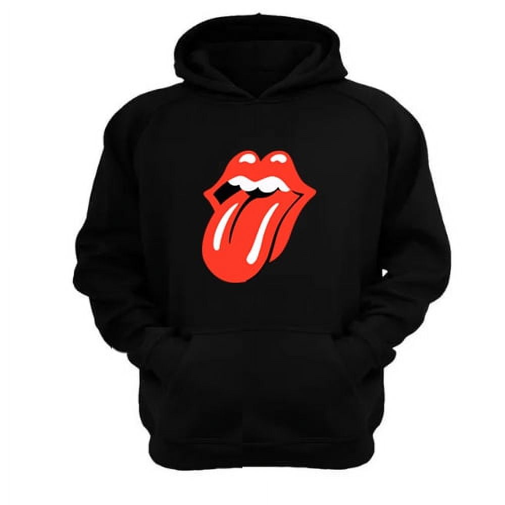 Genérico - Polerón Canguro The Rolling Stones Negro Talla S Unisex