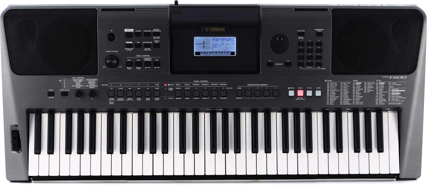 Teclado Portátil Yamaha Psr-I500 De 61 Teclas Con Voces Indias