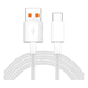 thumbnail image 1 of Cable original mi turbo charge xioami 120w salida tipo c, 1 of 3