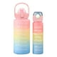 thumbnail image 1 of Botellas De Agua Motivacionales 2l Y 900ml Rosa Amarillo Celeste, 1 of 2