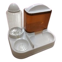 Genérico - Dispensador Comedero Y Bebedero Mascotas Animales Lau