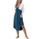 thumbnail image 2 of INSPIRE CHIC Vestido de Pijama de Salón para Mujer Ropa de Dormir Camisón con Tirantes Espagueti Camisones S Azul Oscuro, 2 of 6