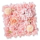 thumbnail image 3 of Panel De Pared De Flores Artificiales De 15 Pulgadas X 15 Pulgadas Rosa De Seda Para Decoración De Fiesta De Boda Rosa Claro, 3 of 5