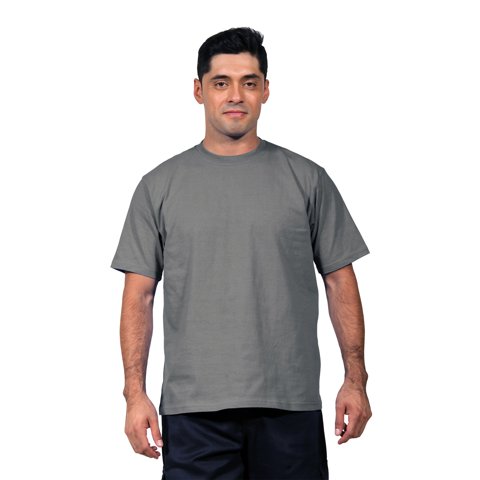 90 Grados - Polera Polo Unisex Manga Corta, 100% Algodón Gris