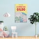 thumbnail image 4 of Gildo Cuadro decorativo colgante - Arte de pared - Póster enmarcado - Decoración de pared - Regalos para familia, amigos y aficionados 20*30 cm, 4 of 6