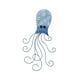 thumbnail image 3 of Arte Decoración Rústica Pulpo Pared Escultura Arte Para Baño Granja Café Azul, 3 of 3
