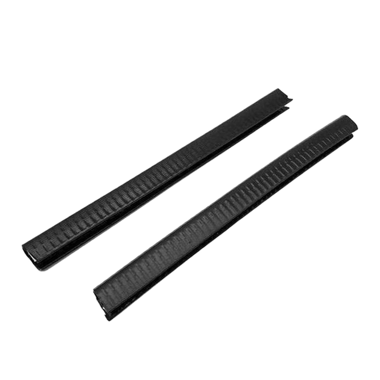 Magideal - Skateboard Protector Tira De Goma Antideslizante Resistente Al Desgaste Y Fácil Instalación Para Protección Universal De Bordes Adecuado Para Jóvenes Negro 35 Cm