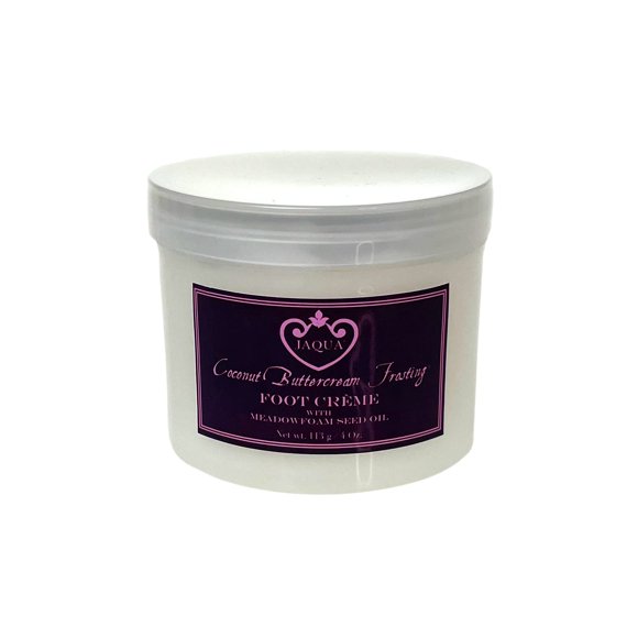 Crema para pies Jaqua 113 g con aroma a Coconut Buttercream Frosting