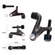 thumbnail image 4 of Tope de puerta Cosnys pack de 2, 6 cm, puntas de goma negro mate, 4 of 6