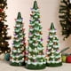 thumbnail image 1 of Árbol de Navidad de cerámica Best Choice Products XL, juego de 3, 1 of 7