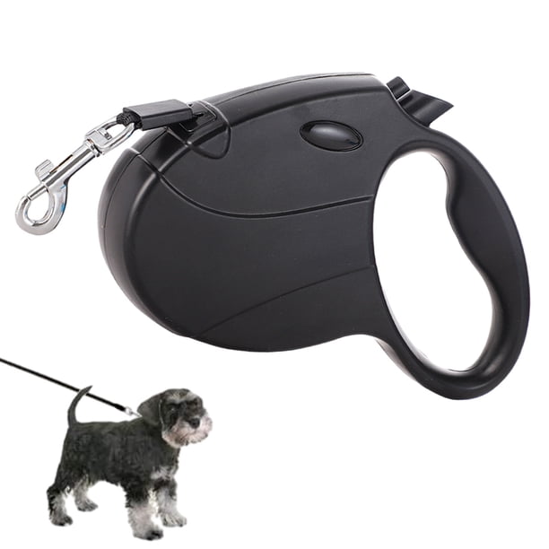 Correa retráctil para perros, correa retráctil para perros al aire libre con cable de alambre extensor de masticación desmontable