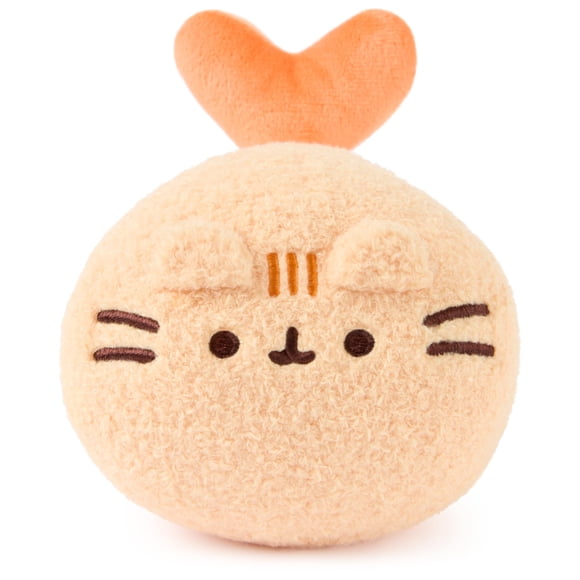 Peluche GUND Pusheen Bento, camarones en tempura, 15 cm, naranja