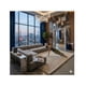 thumbnail image 3 of Alfombra jacquard 160x200 beige relive modelo harver moderna elagante decorativa 022548, 3 of 3