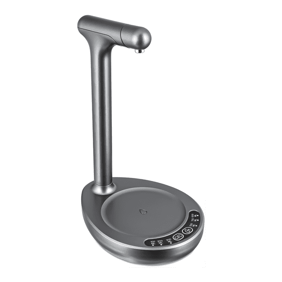 Dispensador De Agua Automático Con Base Premium Gris