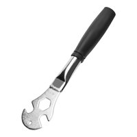 Xusx111 - Llave Del Pedal De La Bicicleta Mango Pesado - Herramienta De Tirado Del Pedal De La Bicicleta De Carretera - Mango Largo 15/24Mm Plata