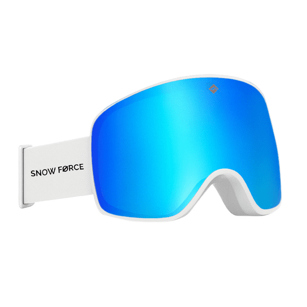 Antiparras Magnéticas Ski & Snowboard North Pole / Azul - Blanco - Blanco