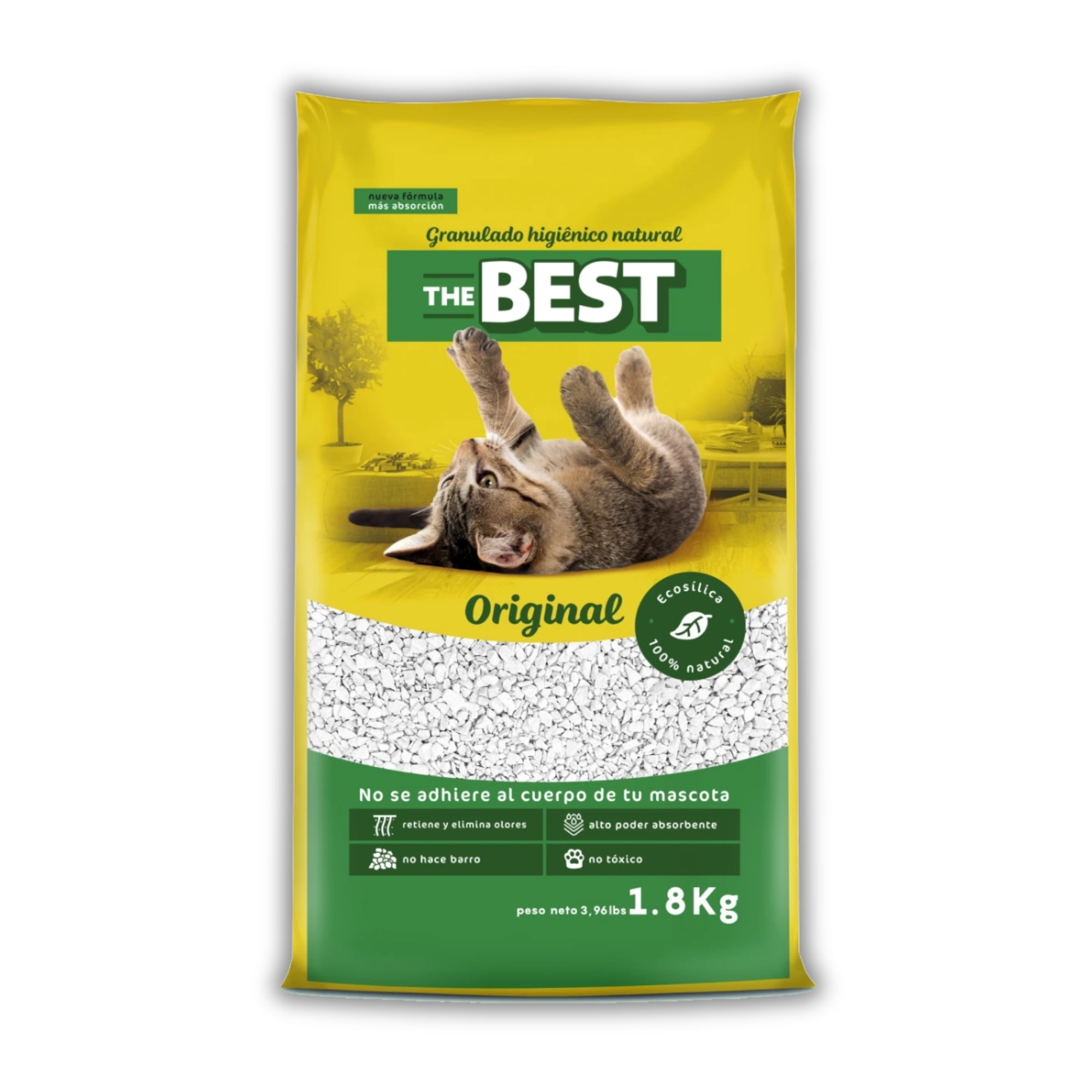 The Best - Arena Sanitaria De Piedras De Diatomea 1,8kg / 3.6lts