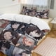thumbnail image 1 of Demon Slayer Anime Home Bed 3-piece Set Classic Japanese Anime Polyester Wash Student Dormitory Set, 1 of 5