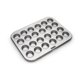 thumbnail image 1 of Pan Fox Run Mini para magdalenas y magdalenas, 24 tazas, acero inoxidable, 1 of 6