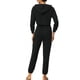 thumbnail image 3 of INSPIRE CHIC Conjuntos de Ropa de Estar por Casa para Mujer Sudaderas con Capucha y Pantalones Jogger Largos Crop Sudadera y Jogger L Negro, 3 of 6