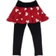 thumbnail image 4 of Conjunto de ropa infantil, tops largos, camiseta larga cálida para niñas, top + falda, pantalones, conjuntos con forma de corazón, 4 of 5