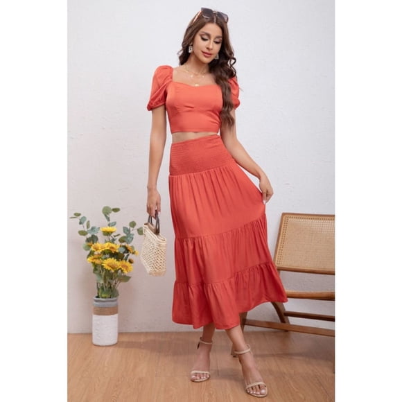 Conjunto Premium Dos Piezas Primavera Verano Mujer 289